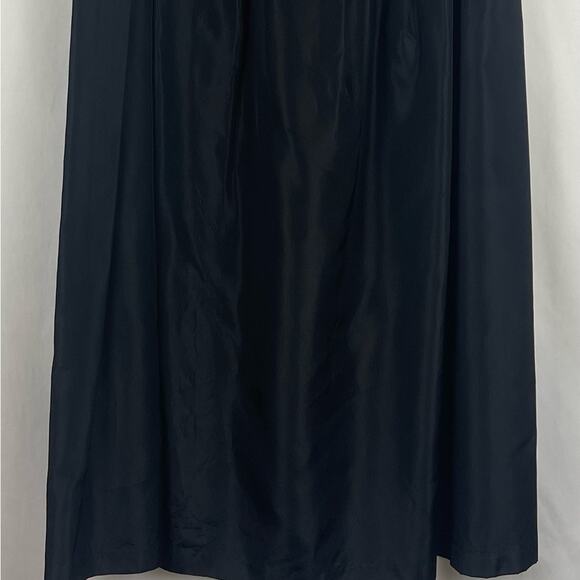 Toby Black Pleated Event Party Occasion Full Maxi Skirt NWOT Size 14 - Picture 3 of 9